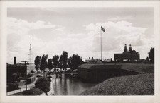 Chamberlin Hotel Moat Fort Monroe Virginia VA Tower Ramparts RPPC 1940s Postcard picture