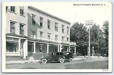 1935 Metcalf's Tavern Wolcott New York Historic Landmark Posted Postcard picture