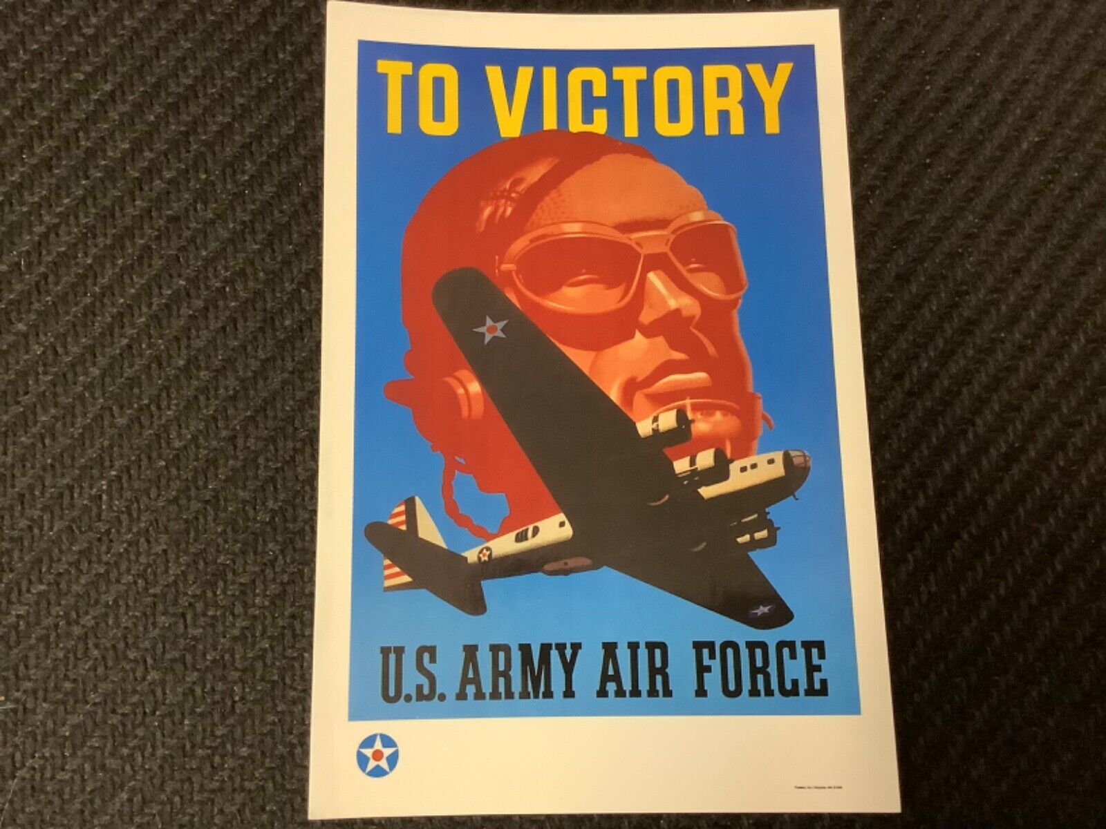 To Victory U.S. Army Air Force Postcard