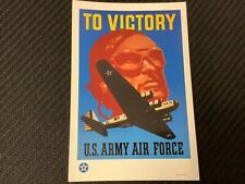 To Victory U.S. Army Air Force Postcard picture