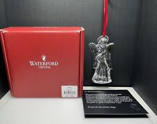 Waterford Crystal Angel 2010 Christmas Ornament.  Angel holding Dove. New In Box picture