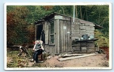 SEARSBURG, VT Vermont ~ Shack POST OFFICE Bennington County c1910s Postcard picture