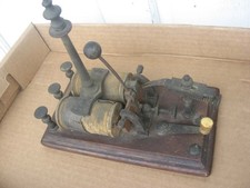 1860/S HOLMES BUGLAR BELL ALARM TELEGRAPH KEY picture