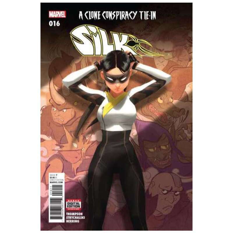 Silk (2016 series) #16 in Near Mint condition. Marvel comics [m;