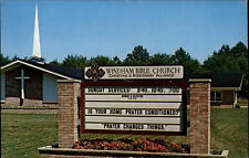 Windham Bible Church ~ Diversa Signs ~ Cleveland Ohio ~ advertising postcard picture