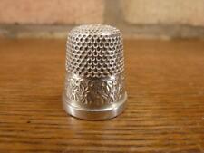 A nice Vintage size 18 Henry Griffith Thimble Hallmarked silver Birmingham 1953 picture