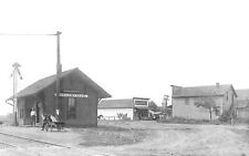 Railroad Train Station Depot Congerville Illinois IL Reprint Postcard picture