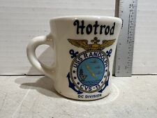 USS RANDOLPH CVS-15 Aircraft Carrier Ship's Crest Coffee Cup Victor Hotrod picture