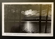 Postcard RPPC Vernon Lake Moonlight Muskoka Canada picture