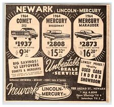 1963 LINCOLN MERCURY DEALERSHIP NEWARK NJ Vintage 5