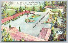 Blowing Rock NC - Hemlock Motel - Artist's Bird's Eye View - AAA - Walter Bowers picture