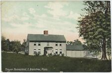Antique 1908 Postcard - Thayer Homestead - S. Braintree MA Mass. picture