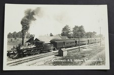 Cornwall Railroad Station - Cornwall, Lebanon County, PA - EKC RPPC picture