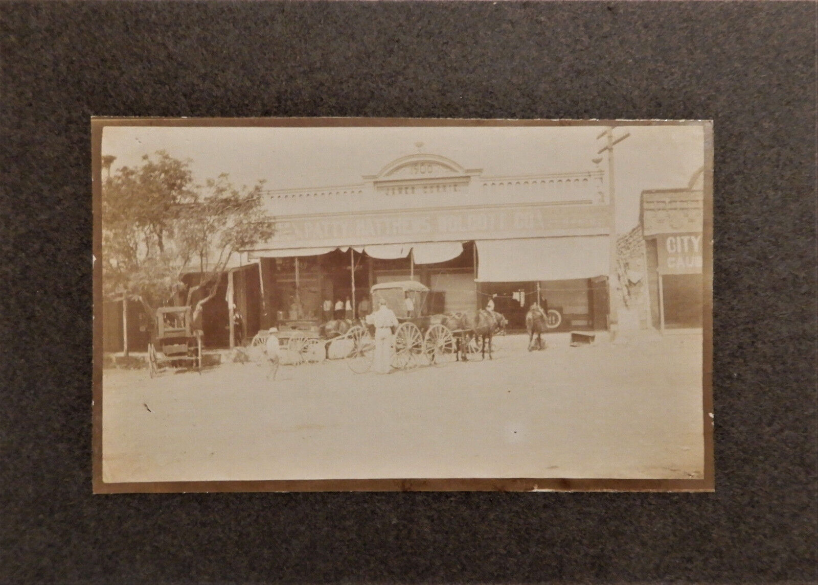 Old Mounted Photo, Patty Matthews Wolcott Co. San Francisco 1890\'s