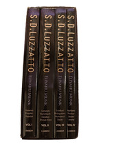 NEW S.D. LUZZATTO Torah Commentary, English (tr. Eliyahu Munk) 4 Vols, slipcase picture