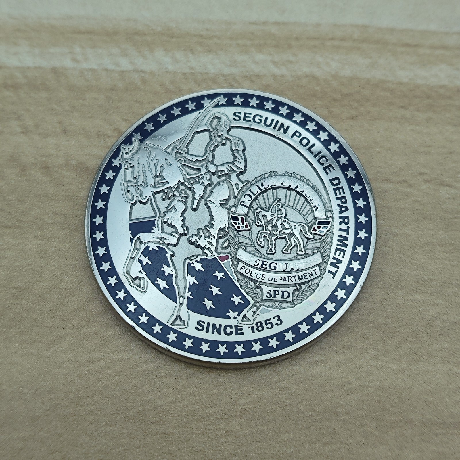 Seguin Police Department Challenge Coin