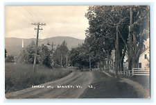 Church Street View Barnet VT Vermont RPPC Real Photo AZO picture