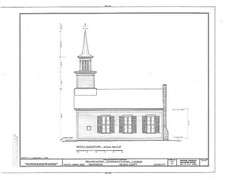 Brownington VT Brownington Congregational Church North Elevation 1900s picture