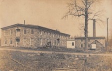 POMFRET, CT ~ FACTORY BUILDING, REAL PHOTO PC ~ c. 1910s picture