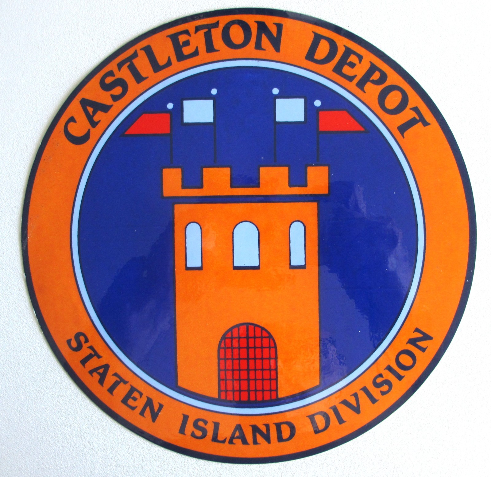 Vintage New York City Bus Sticker Castleton Depot Staten Island NYC Vintage New York City Bus Sticker Castleton Depot Staten Island NYC