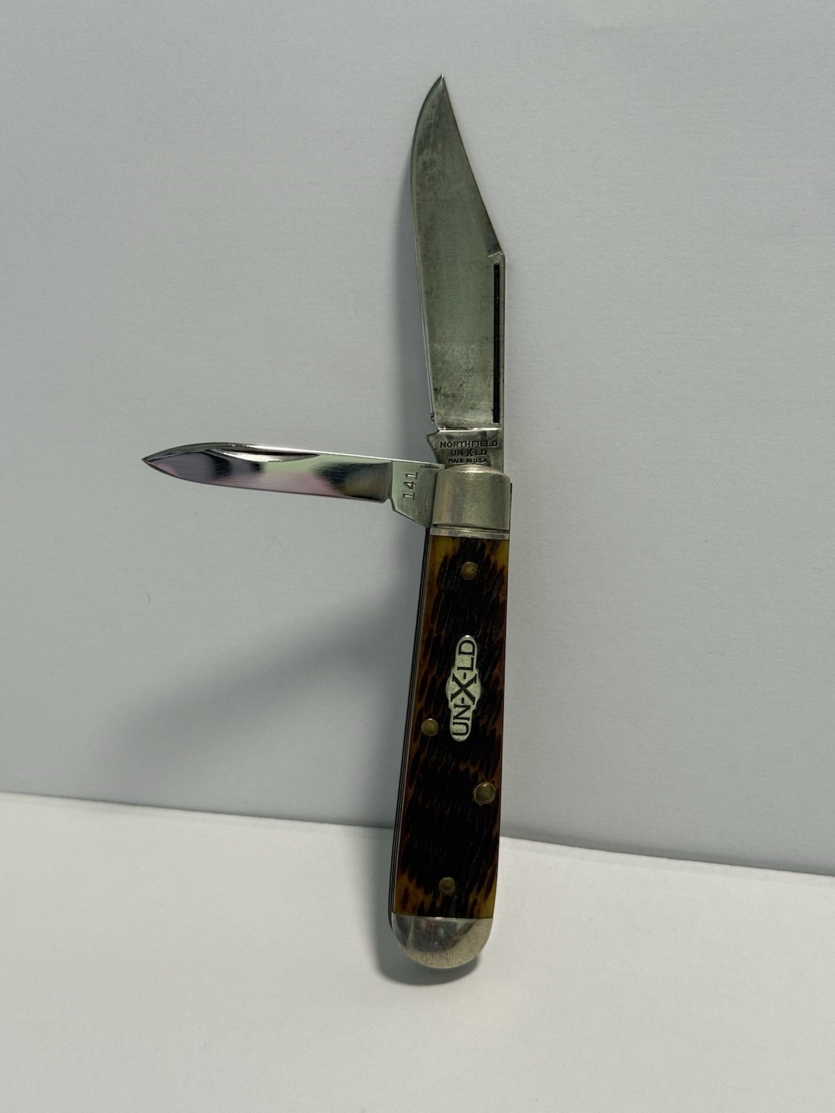 Northfield 2018 GEC UNXLD #14 Slipjoint Pocketknife Bone Handle Manual Used 
