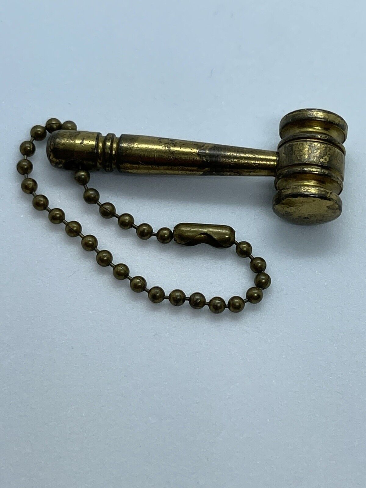 Vintage Keychain Mini Judge Gavel Courtroom Gavel