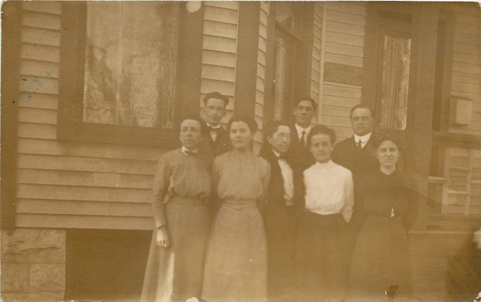 RPPC Christian School Teachers: Bros & Srs Noggal Halpin Halling Pratt 1913 pc