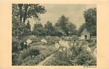 Mount Vernon Flower Garden VA Virginia Home of George Washington Postcard picture
