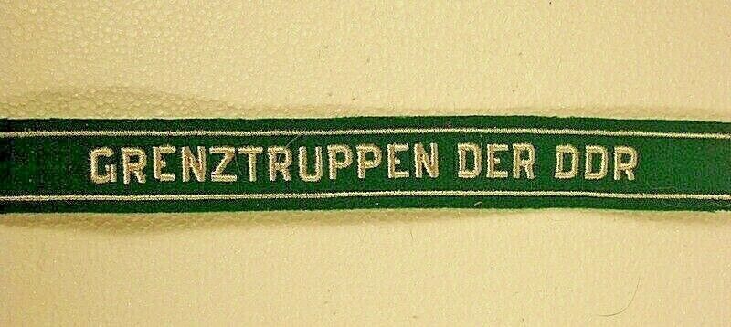 East German Germany DDR GDR NVA Border Guards Cuff Band Sleeve Title     