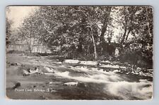 Belvidere NJ-New Jersey, Pequest Creek, Antique, Vintage Postcard picture