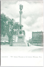 Worcester Massachusetts Soldiers Monument On Common USA MA UDVB Vintage Postcard picture
