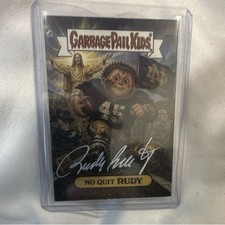 Rudy Ruettiger Autograph custom prime time card picture