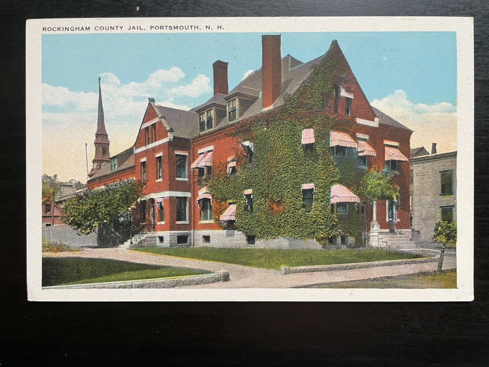 Vintage Postcard 1915-1930 Rockingham County Jail Portsmouth New Hampshire 