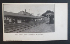 West Jersey Depot Woodbury NJ Unposted UDB Postcard picture