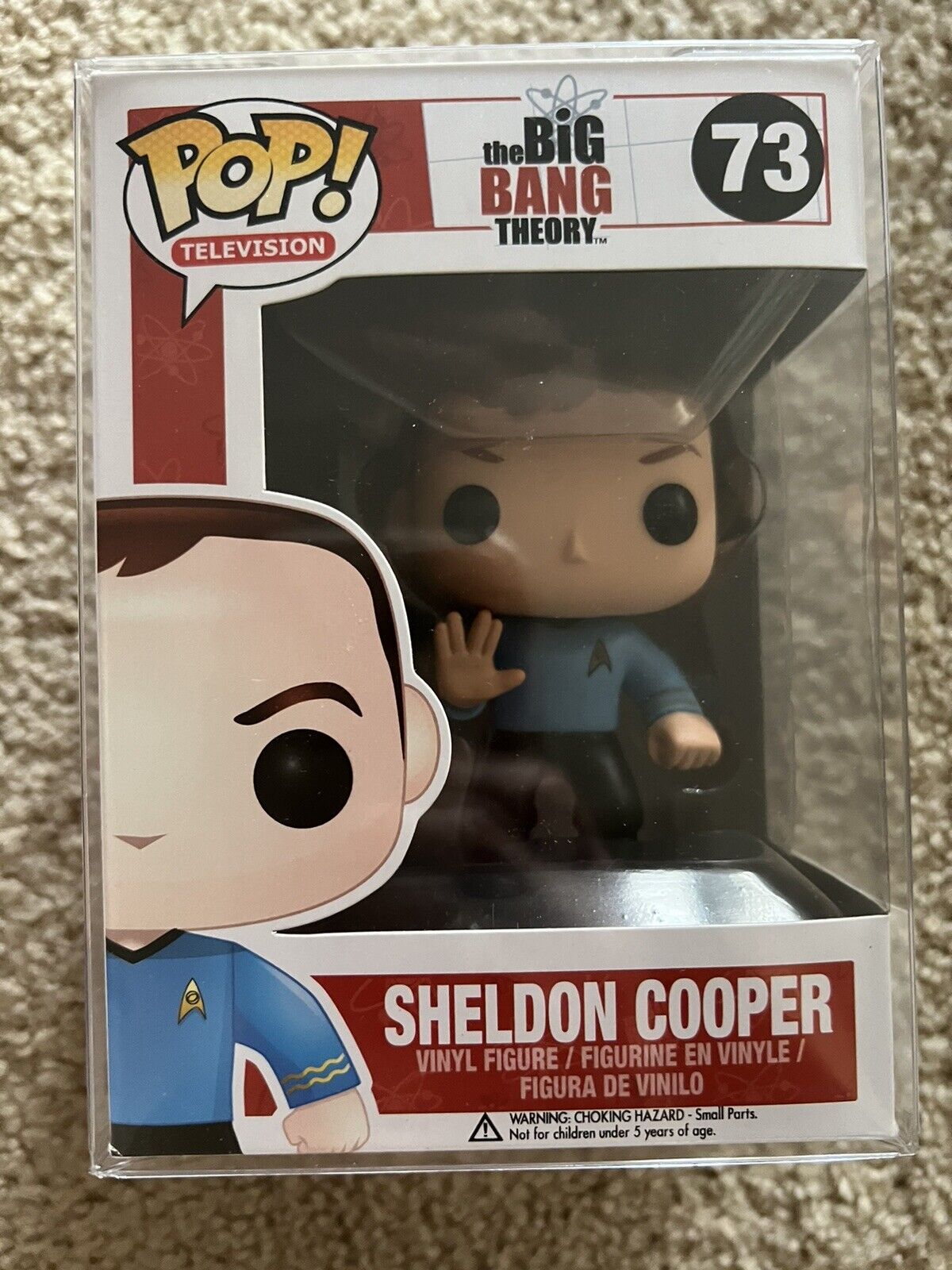 Sheldon Cooper Star Trek Funko Pop