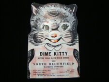 1952 North Bloomfield Ohio Banking Company Vintage Dime Kitty Coin Savings Book picture