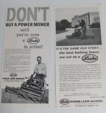 Locke Power Lawn Mowers Vintage 1960's Advertising, Bridgeport Conn. Lot (6) picture