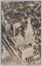 Hartford Connecticut~Aerial View Looking Toward River~Vintage Postcard picture