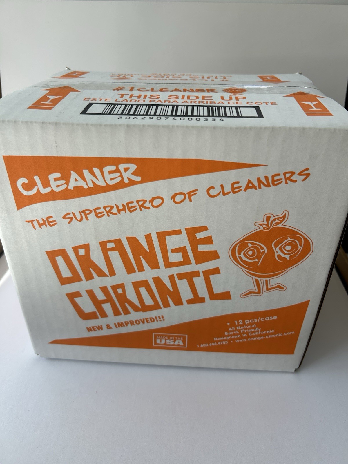 ORANGE CHRONIC 12 oz Cleaners (12 In Case) ORANGE CHRONIC 12 oz Cleaners (12 In Case)