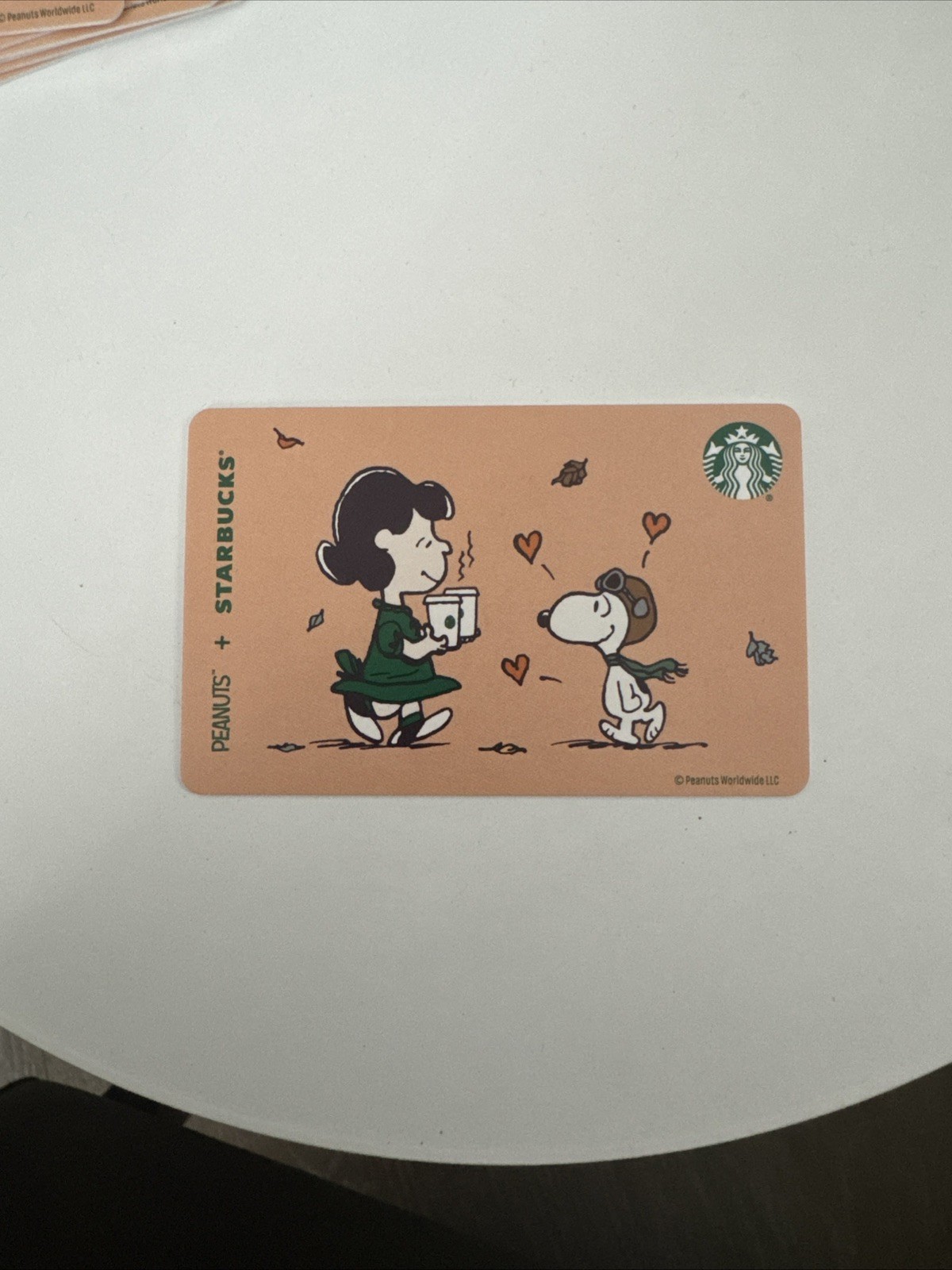 Starbucks 2026 Snoopy Pumpkin Peanuts Card- ZERO BALANCE Starbucks 2026 Snoopy Pumpkin Peanuts Card- ZERO BALANCE