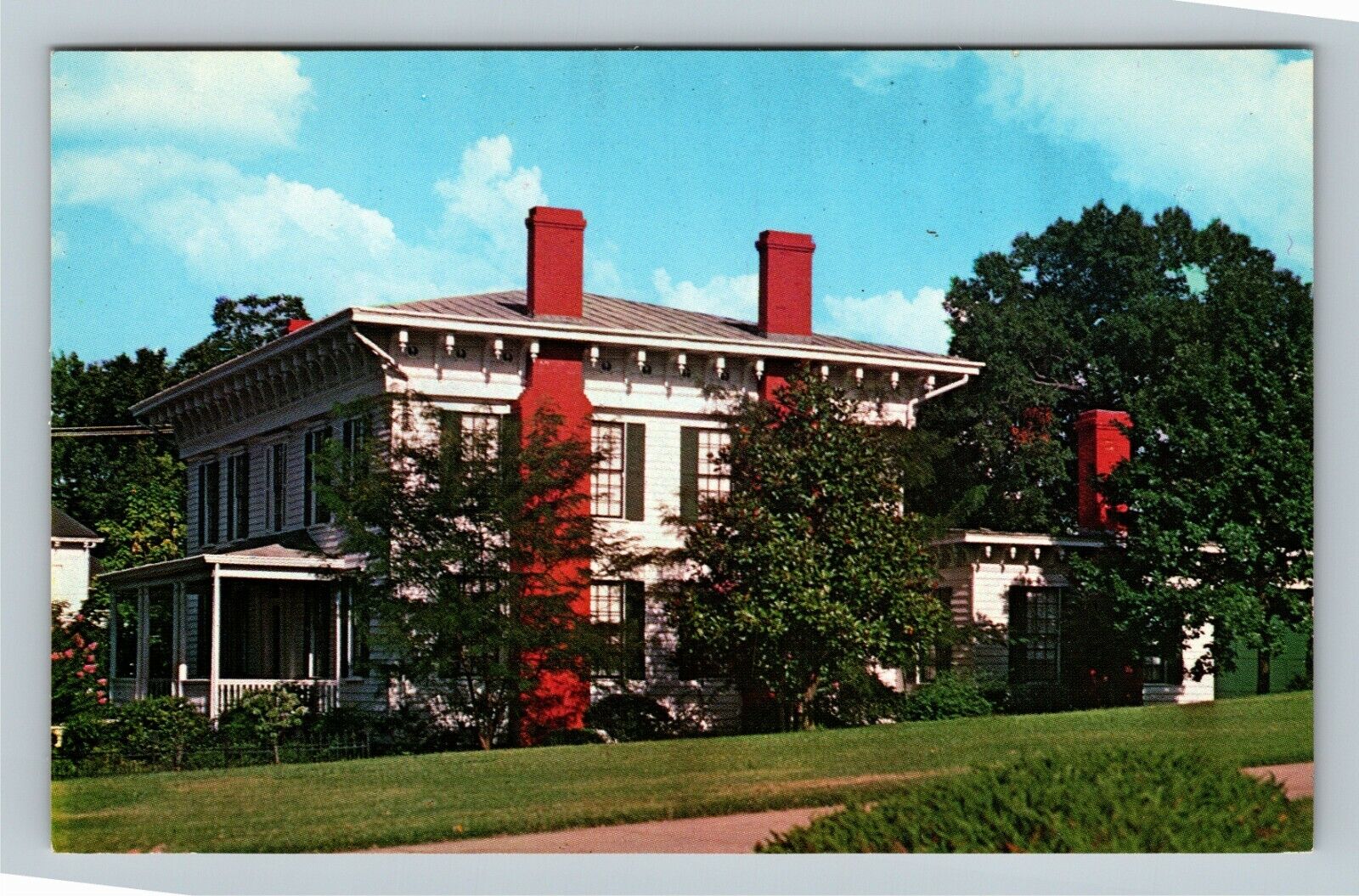 Montgomery AL, First White House Of Confederacy, Chrome Alabama Postcard