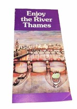 Enjoy the River Thames, tourist Pamphlet  circa 1980 picture
