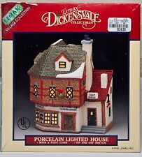 Lemax Village Square Lighted House Greg's Haberdashery Hat Shop w/Cord picture
