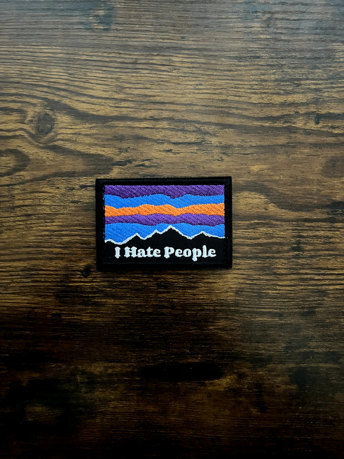 I Hate People Tactical EDC Morale Patch Patagonia Prometheus Design Werx Tad PDW