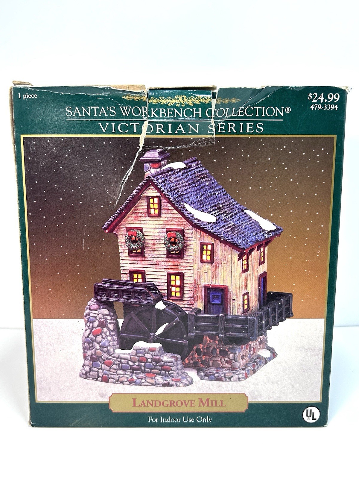 Santa's Workbench Collection VINTAGE 1999 LandGrove Mill Victorian Series