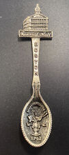 Gish Faneuil Hall Collectible Spoon Boston Massachusetts Signed Vtg Detail 3.5 picture