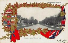 Victoria Ave., Windsor, Ontario, Canada, Early Patriotic Postcard, Used  picture