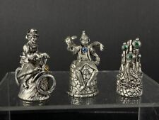 Comstock Wizard of Oz Jeweled Pewter Thimble Flying Monkey Land Of Oz picture