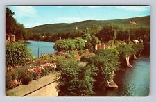 Shelburne Falls MA-Massachusetts, Famous Bridge Of Flowers, Vintage Postcard picture