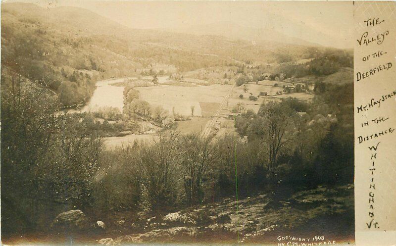 C-1910 Whitingham Vermont Deerfield Mt Haystack RPPC Photo Postcard 20-8189